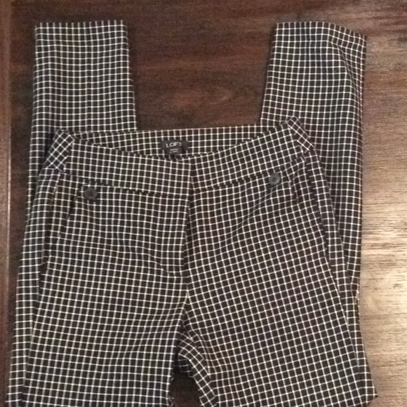 LOFT Pants - Loft Marissa fit checked pants Size 2